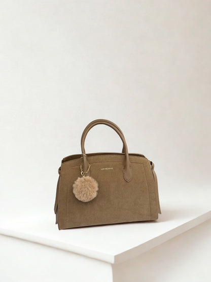 Wildleder Handtasche